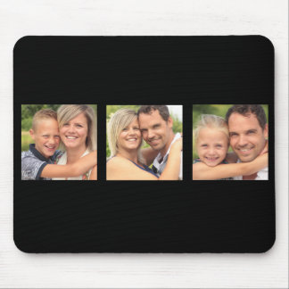 Mousepad bedrucken Vorlage mit drei Bildern Musmatta