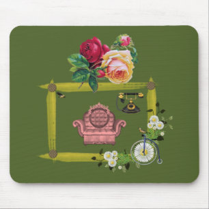 Mousepad Blommigt Musmatta