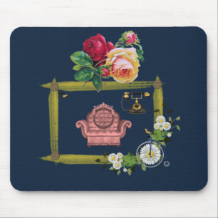 Mousepad Blommigt Musmatta