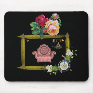 Mousepad Blommigt Musmatta