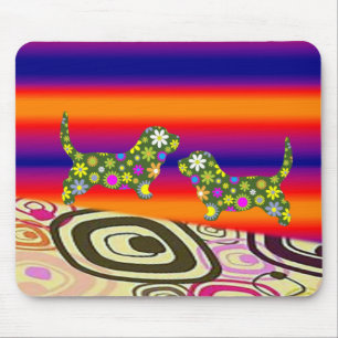 Mousepad Blommigt Musmatta