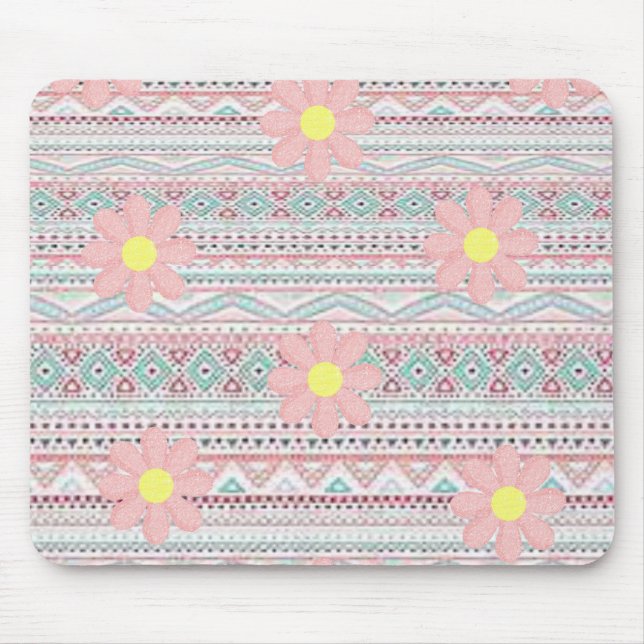 Mousepad Blommigt Musmatta (Framsidan)