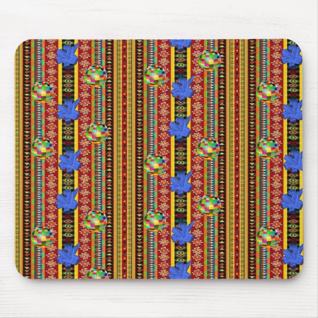 Mousepad Blommigt Musmatta (Framsidan)