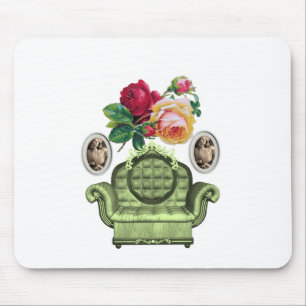 Mousepad Blommigt Musmatta