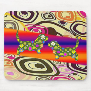 Mousepad Blommigt Musmatta