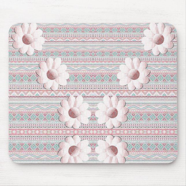 Mousepad Blommigt Musmatta (Framsidan)