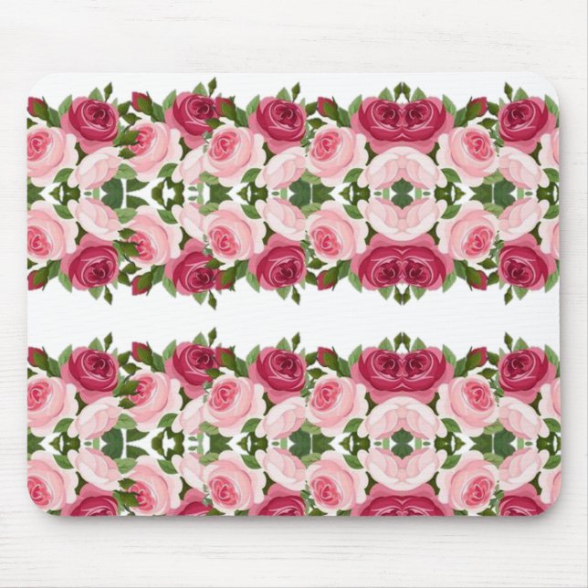 Mousepad Blommigt Musmatta (Framsidan)