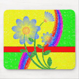 Mousepad Blommigt Musmatta