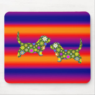 Mousepad Blommigt Musmatta