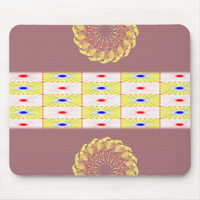 Mousepad Blommigt Musmatta (Framsidan)