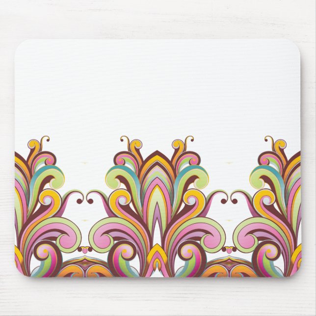 Mousepad Blommigt Musmatta (Framsidan)