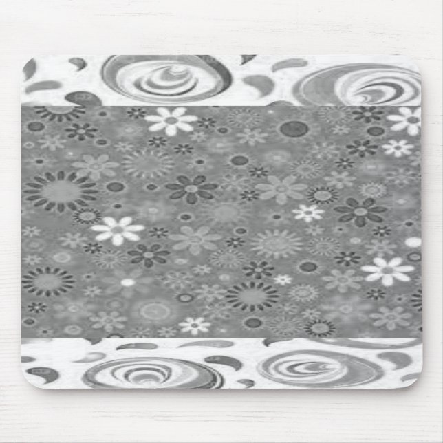 Mousepad Blommigt Musmatta (Framsidan)