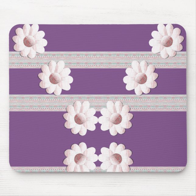 Mousepad Blommigt Musmatta (Framsidan)