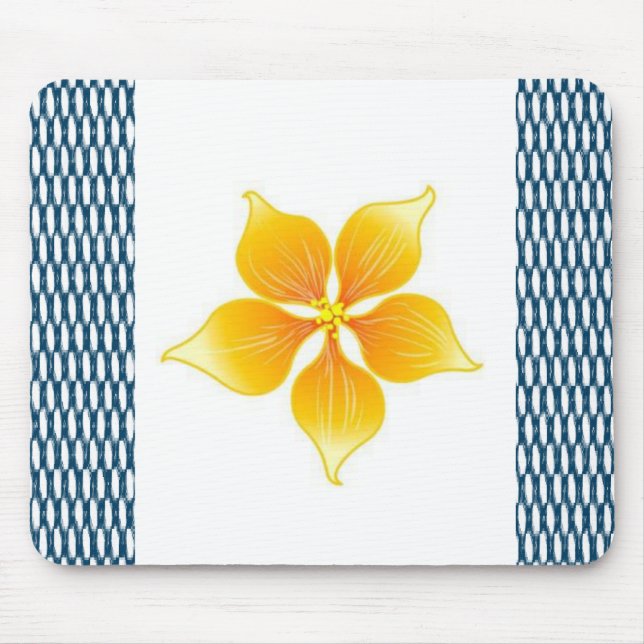 Mousepad Blommigt Musmatta (Framsidan)