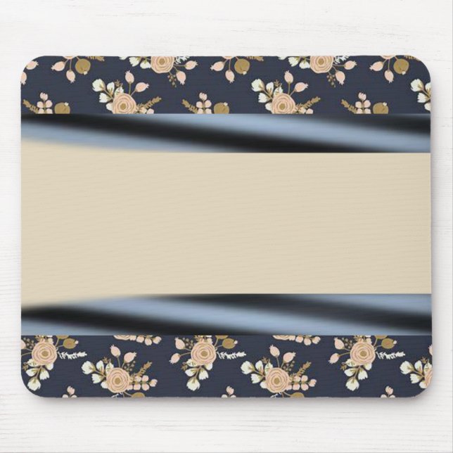 Mousepad Blommigt Musmatta (Framsidan)