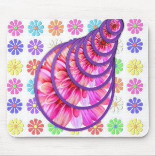 Mousepad Blommigt Musmatta