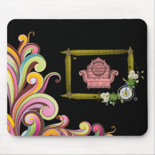 Mousepad Blommigt Musmatta
