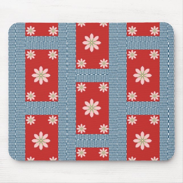 Mousepad Blommigt Musmatta (Framsidan)