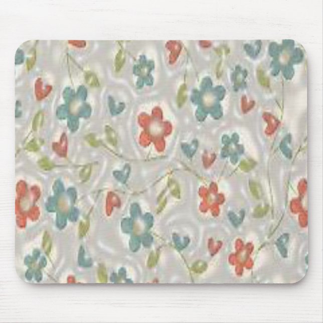 Mousepad Blommigt Musmatta (Framsidan)