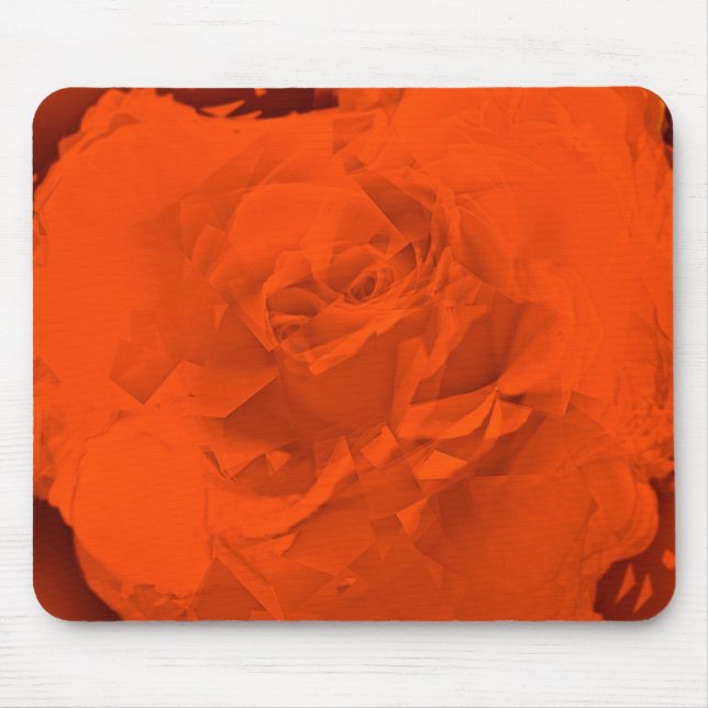 Mousepad Bloomed Ro Warm Orange Musmatta (Framsidan)