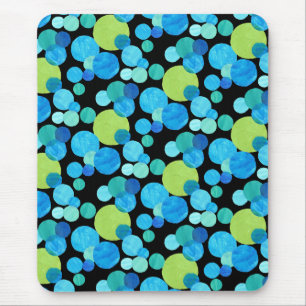 Mousepad, Blue Måne Mönster Musmatta