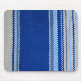 Mousepad - Blue Rand i Crochet Musmatta