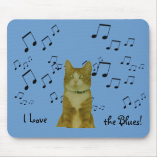 Mousepad - Blues Cat Musmatta
