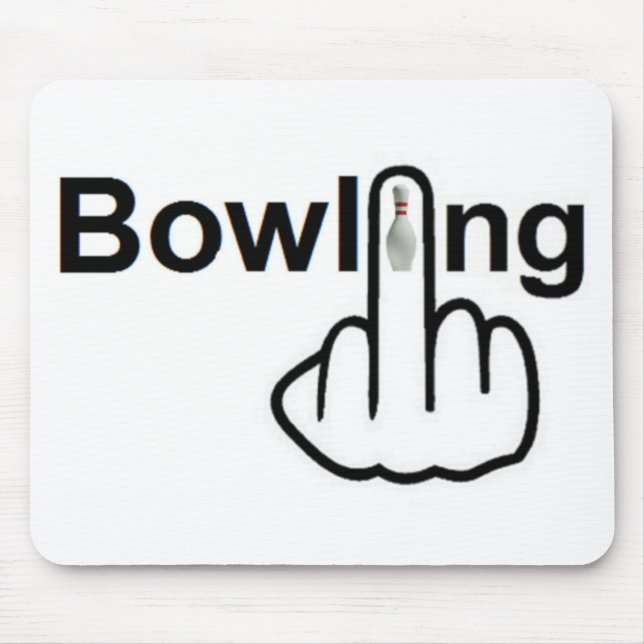 Mousepad Bowling Flip Musmatta (Framsidan)