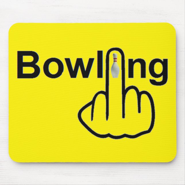 Mousepad Bowling Flip Musmatta (Framsidan)