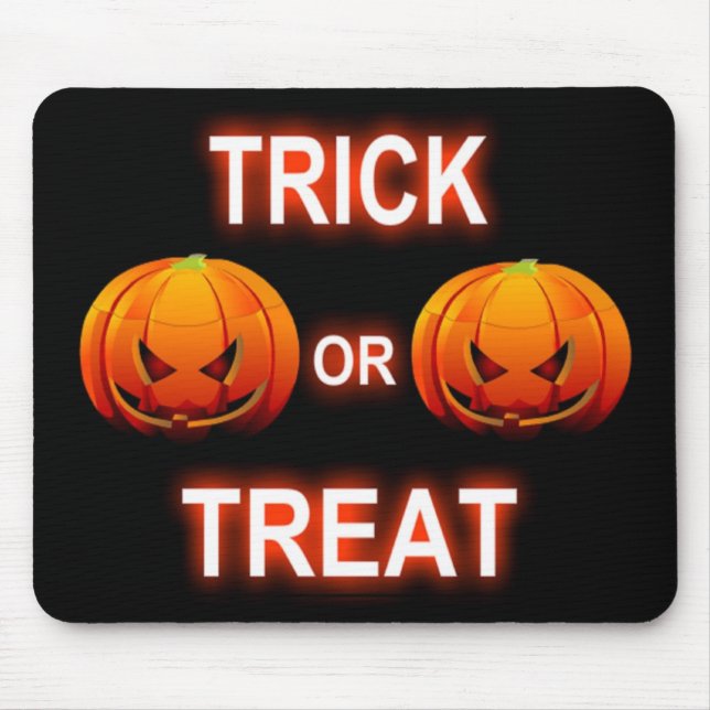 Mousepad Bus eller godis Pumpkins Musmatta (Framsidan)