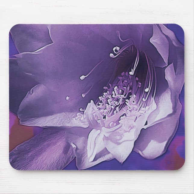 Mousepad Cactus Orchid Indigo Touch Musmatta (Framsidan)