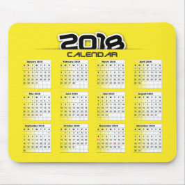 Mousepad Calendar 2018 Musmatta