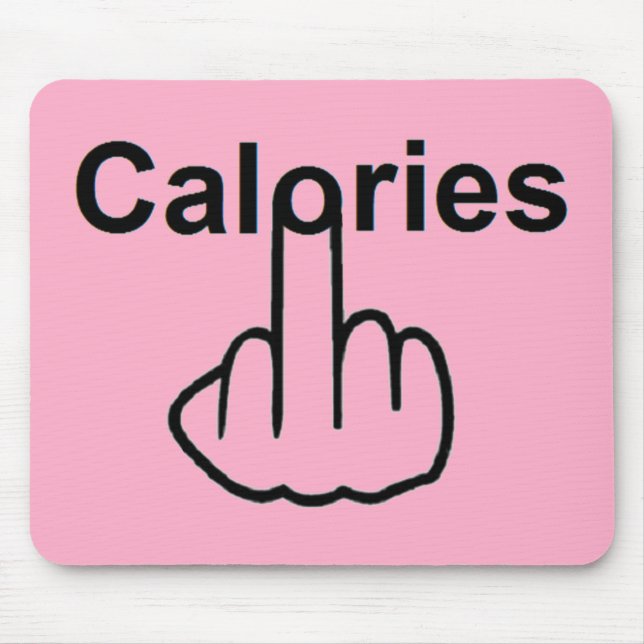 Mousepad Calories Flip Musmatta (Framsidan)