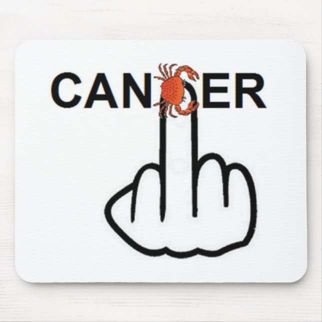 Mousepad Cancer Flip Musmatta (Framsidan)