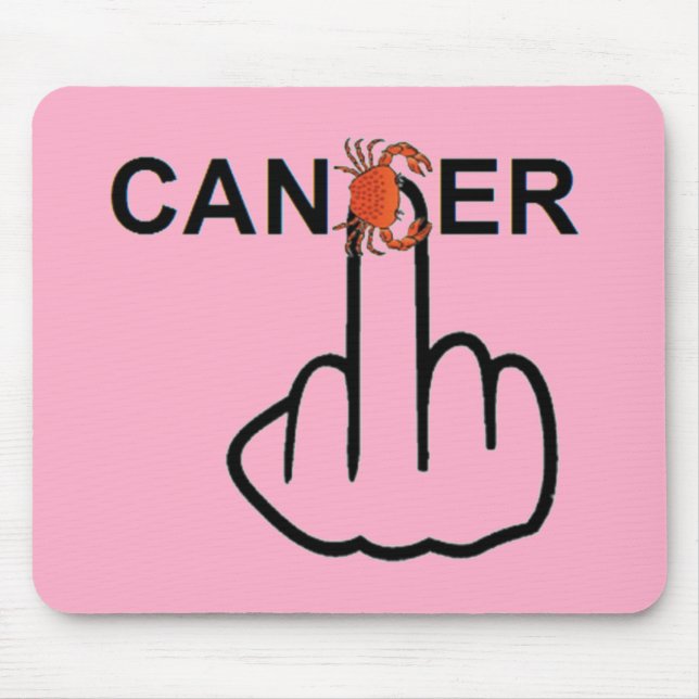 Mousepad Cancer Flip Musmatta (Framsidan)