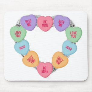 Mousepad Candy Kärlek Hearts Musmatta