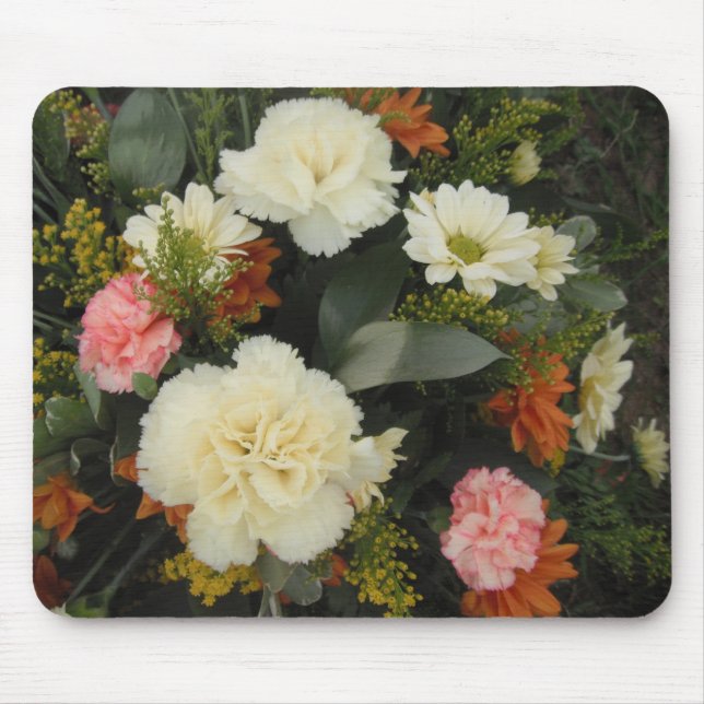 Mousepad Carnation Bouquet Musmatta (Framsidan)