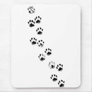 MOUSEPAD-CAT eller HUND/TASS AVTRYCK/SPÅR Musmatta
