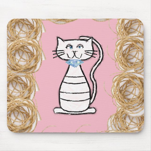 Mousepad Cat Musmatta (Framsidan)