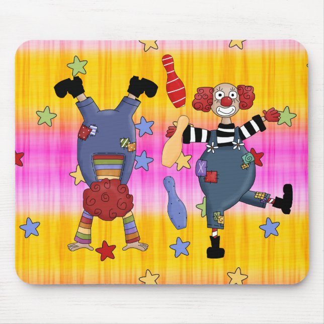 Mousepad Circus Clowns Musmatta (Framsidan)