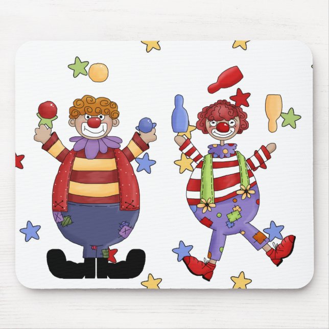 Mousepad Circus Clowns Musmatta (Framsidan)