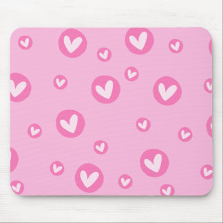 Mousepad Corações Rosa Musmatta