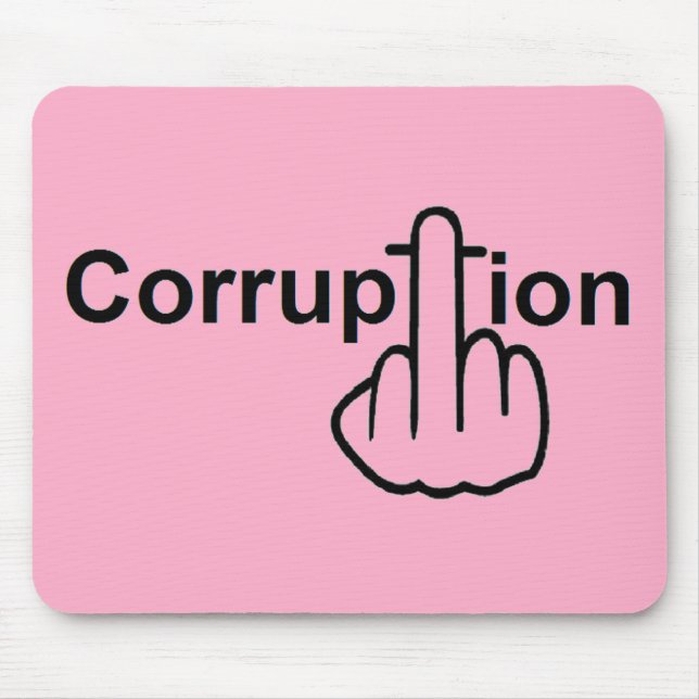 Mousepad Corruption Sucks Musmatta (Framsidan)