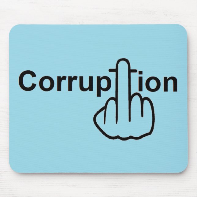 Mousepad Corruption Sucks Musmatta (Framsidan)
