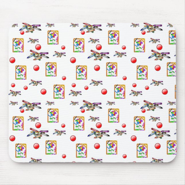Mousepad Crayon Musmatta (Framsidan)