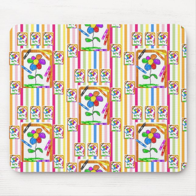 Mousepad Crayon Musmatta (Framsidan)