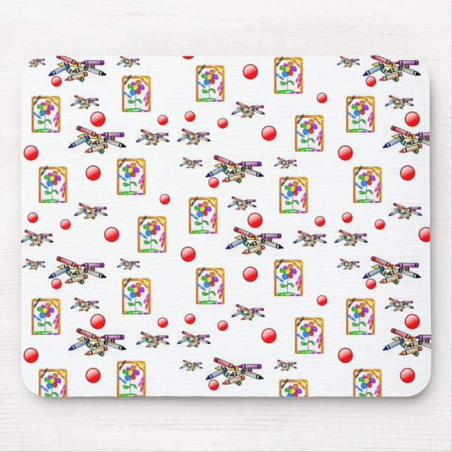 Mousepad Crayon Musmatta (Framsidan)