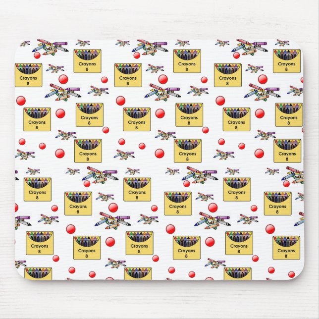 Mousepad Crayon Musmatta (Framsidan)