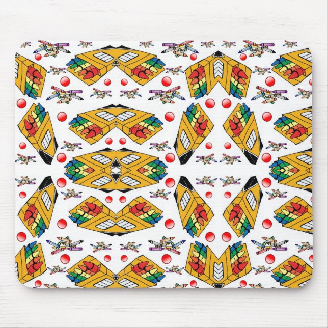 Mousepad Crayon Musmatta (Framsidan)