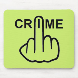 Mousepad Crime är kriminell Musmatta